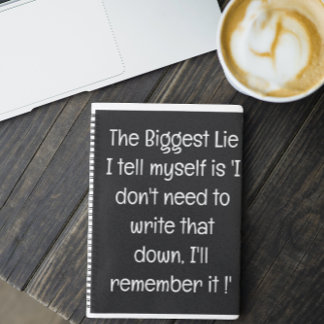 Funny Zitat für vergessene Menschen zu tun, um Spi Notizbuch