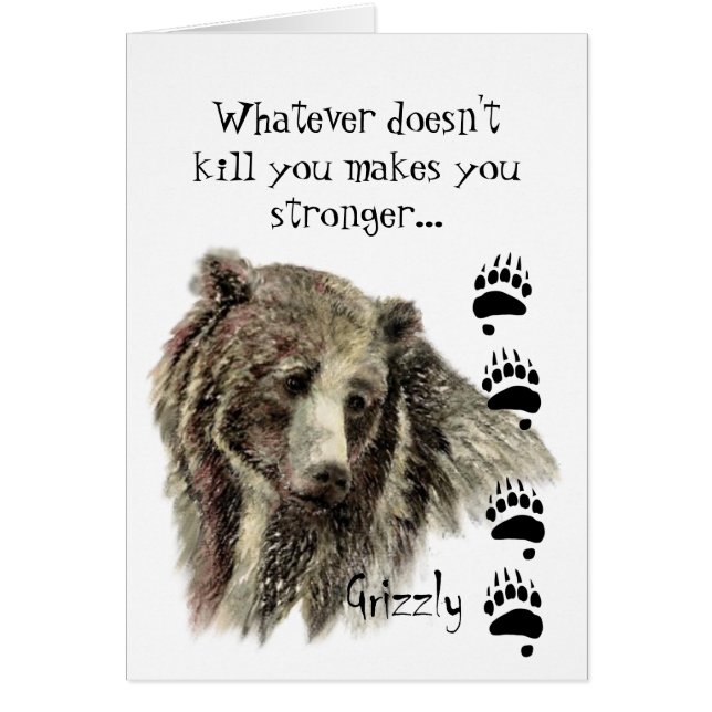 Funny Zitat Grizzly Bär Tötet euch Spaß (Vorne)