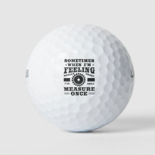 Funny Zitat Holzwerk Golfball