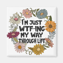 Funny Zitat Leben Redewendungen Mama Vater Parenth Magnet