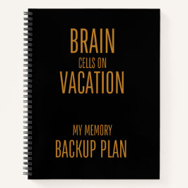 Funny Zitat My Memory Backup Notebook Notizbuch