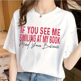 Funny Zitat Shirt für Buchliebhaber Leser für sie