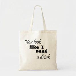 Funny Zitat trendy, niedliche Typografie Geschenk Tragetasche