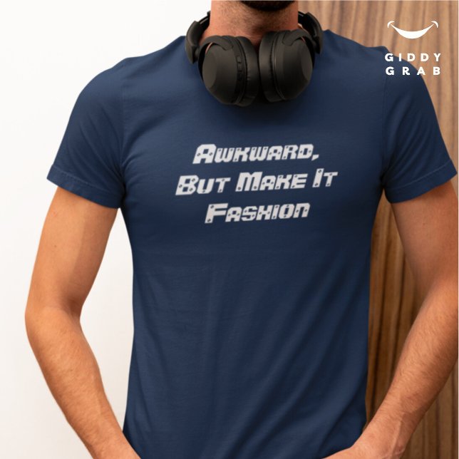 Funny Zitat Typografie erweckt, aber lässt es Mode T-Shirt (Von Creator hochgeladen)