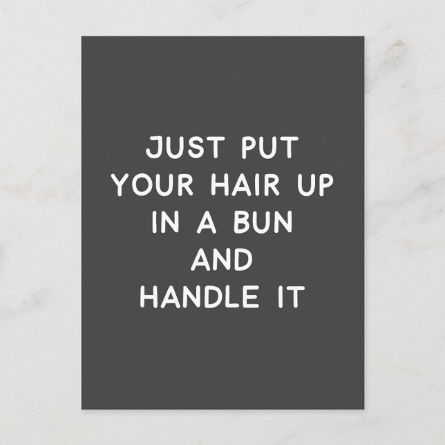 Funny Zitat über Lebensberatung und Widerstandskra Postkarte (Vorderseite)