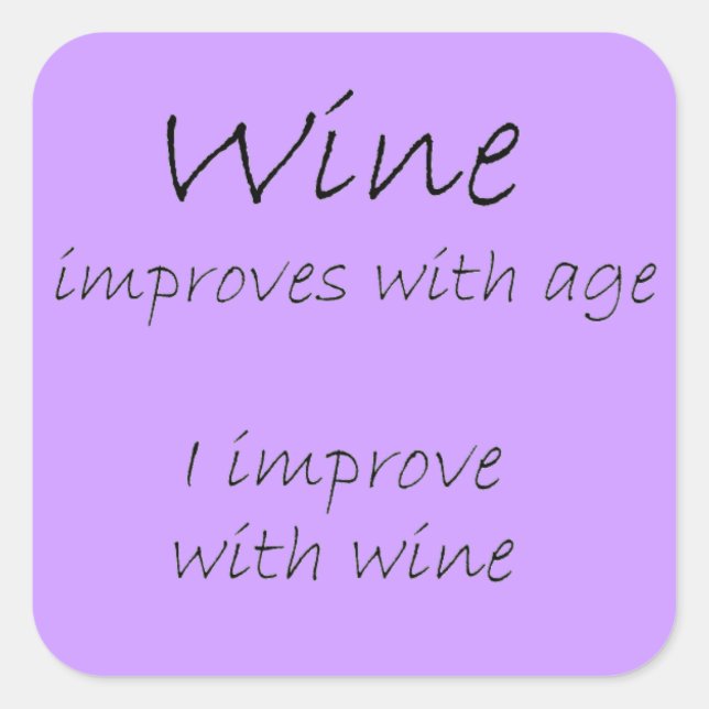 Funny zitiert Geschenke Spaß Aufkleber Geburtstags (Vorderseite)