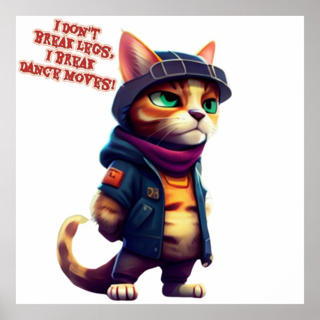 Funny zitiert von einem Katzengang-Chef Poster (Vorne)