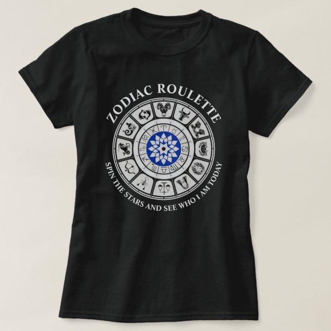 Funny Zodiac Signs T-Shirt (Design vorne)
