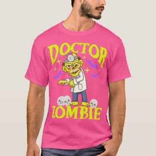 Funny Zombie Doktor Spooky Halloween Kostüm für D T-Shirt
