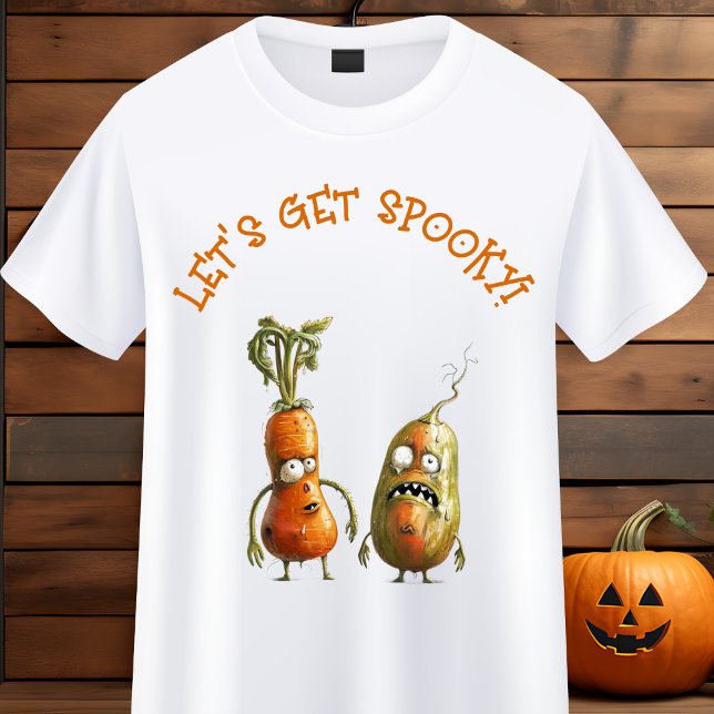 Funny Zombie Gemüse Halloween T-Shirt (Von Creator hochgeladen)