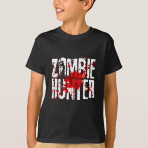 Funny Zombie Hunter Design für Jungs Mädchen Hallo T-Shirt