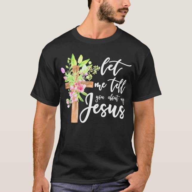 Funny Zombie Jesus Day Er hat sarkastischen Osten T-Shirt (Vorderseite)