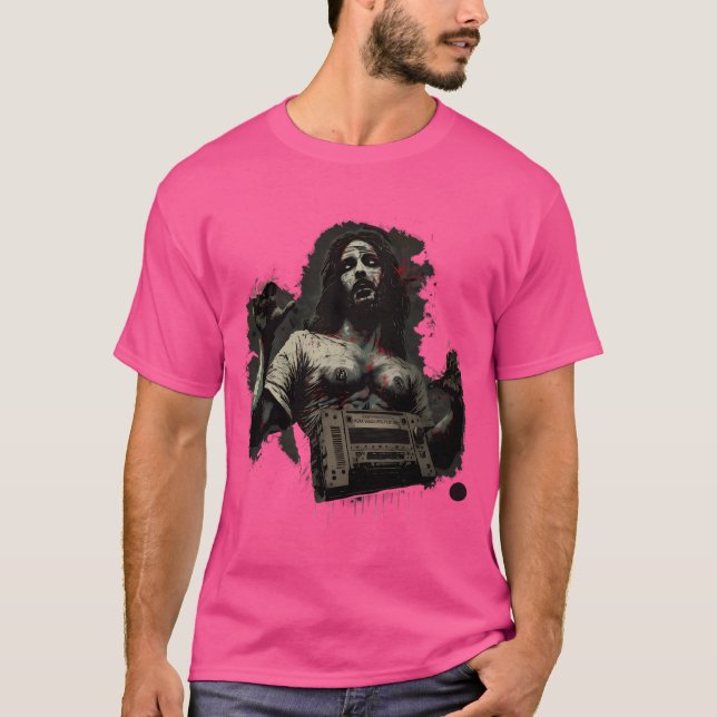 Funny Zombie Jesus T-Shirt (Vorderseite)