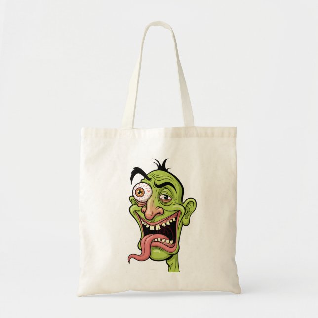 Funny Zombie Karikatur für Tote Tasche (Vorne)