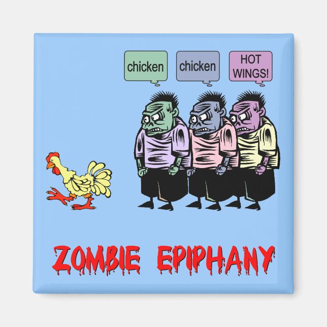 Funny Zombie Magnet (Vorne)