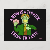 Funny Zombie Professor Proverb