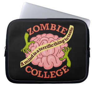 Funny Zombie Uni Logo Laptopschutzhülle