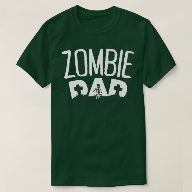 Funny Zombie Vater T-Shirt (Design vorne)