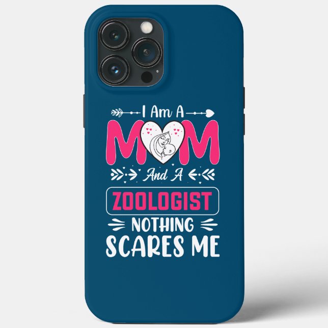 Funny Zoologist Mama, Zoologe Mama Case-Mate iPhone Hülle (Rückseite)