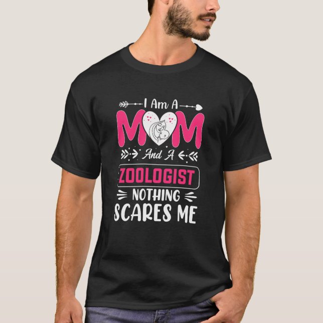 Funny Zoologist Mama, Zoologe Mama T-Shirt (Vorderseite)