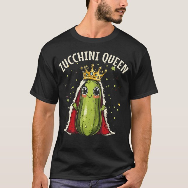 Funny Zucchini Lover Garden Vegetable Veggie Vegan T-Shirt (Vorderseite)