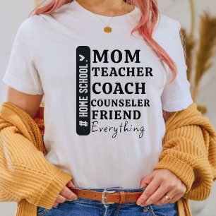 Funny Zuhause School Mama Muttertagsgeschenke Tri-Blend Shirt