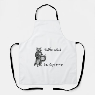 FunnyCooking Apron for Chefs All-Over Print Apron Schürze