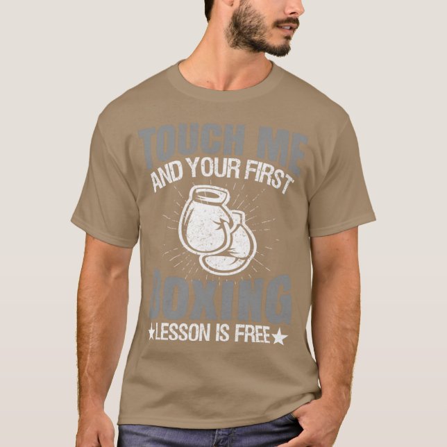 Funnyouch me and your first boing lesson is free b T-Shirt (Vorderseite)
