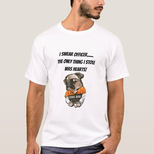 FunnyPugTShirt T-Shirt (Vorderseite)