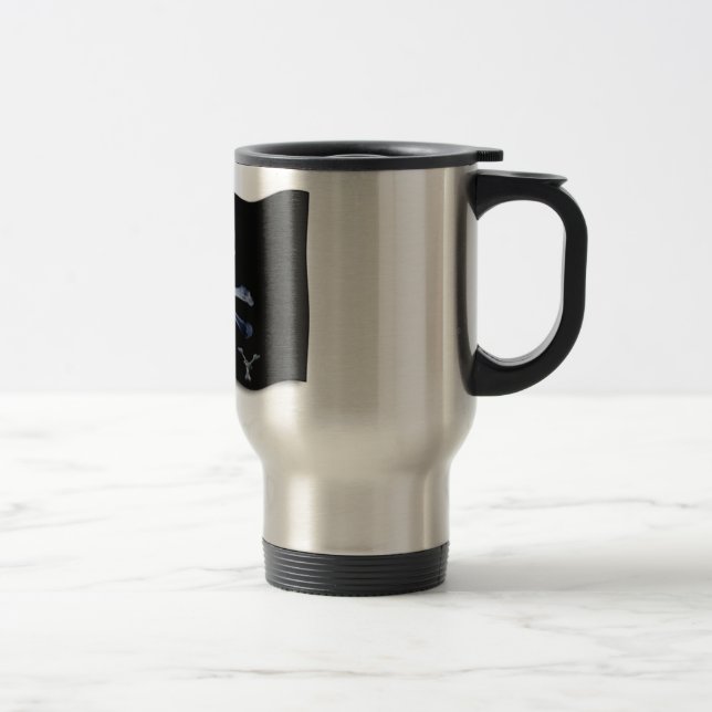 FUNOLOGIE-PIRATENFLAGGE des XRAY PIRATE-Flag Reisebecher (Rechts)