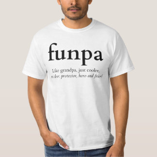 Funpa Funny Grandpa Definition T-Shirt