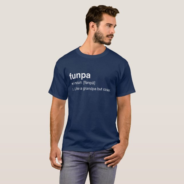 Funpa ist mehr als ein Großvater-T - Shirt (Vorne ganz)