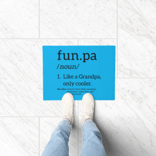 Funpa wie ein Opa nur Cooler Fußmatte