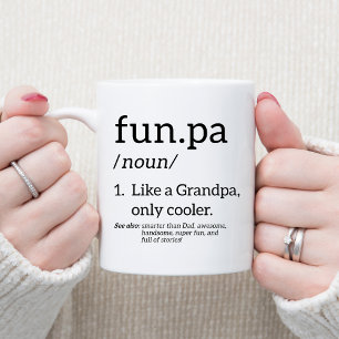 Funpa wie ein Opa nur Cooler Kaffeetasse