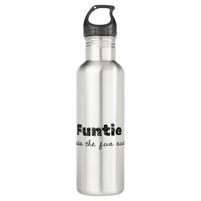 Funtie aka Fun Tante Edelstahlflasche (Vorderseite)