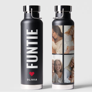 Funtie Fun Cool Tante Individuelle Name 4 FotoCo Trinkflasche