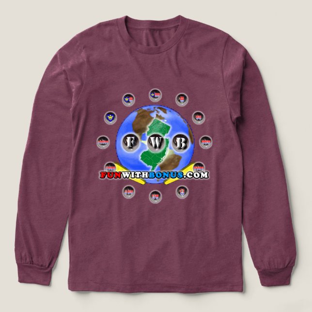 FunWithBonus schwarzer T - Shirt einseitig (Design Vorderseite)