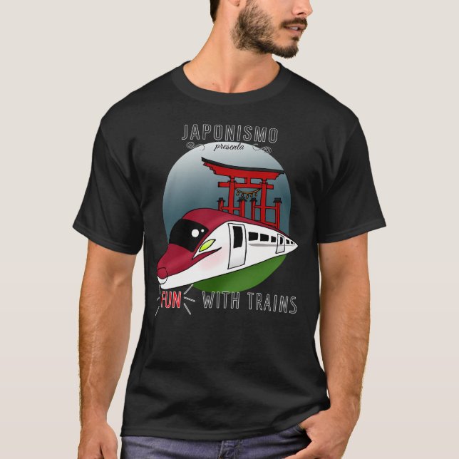 Funwithtrain E6 - Das perfekte Geschenk für den Zu T-Shirt (Vorderseite)