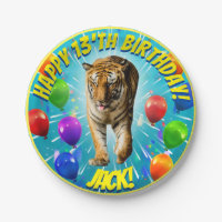 Funy Tiger Balloon Geburtstag