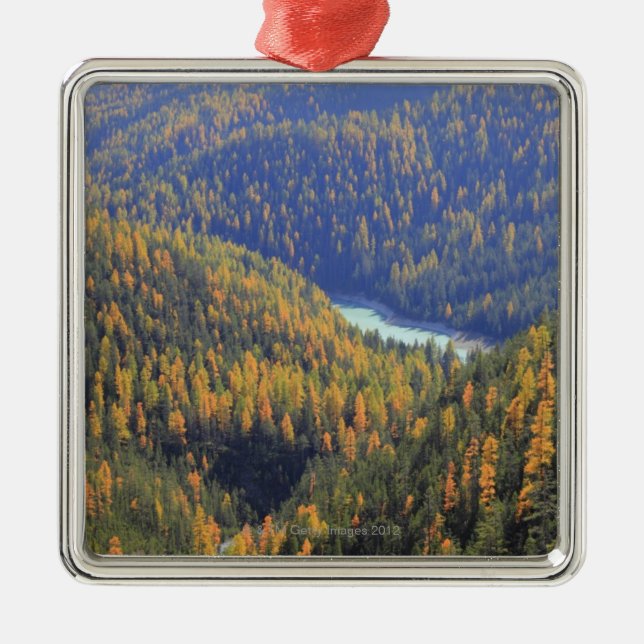Fuorn Durchlauf 2 Silbernes Ornament (Vorne)