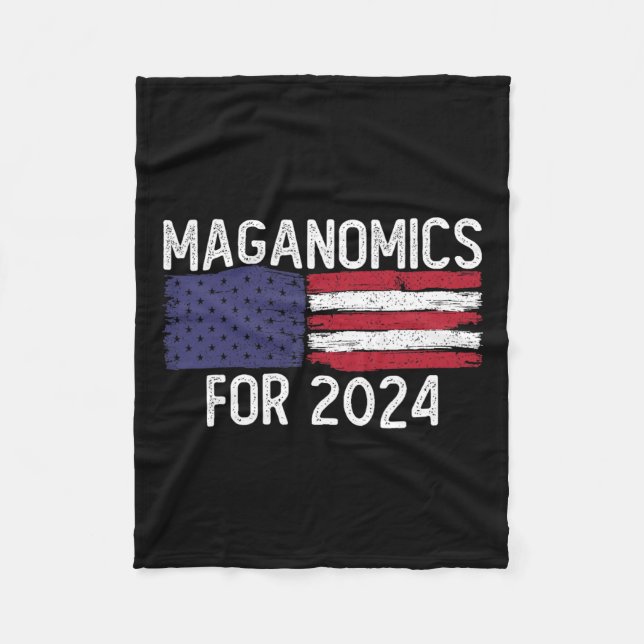 Für 2024 Trump-Präsident Legend Fleecedecke (Vorderseite)