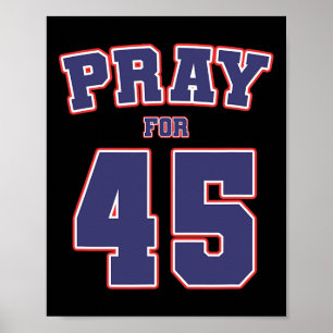 Für 45 Präsident Trump 2020 Patriotic American Gif Poster