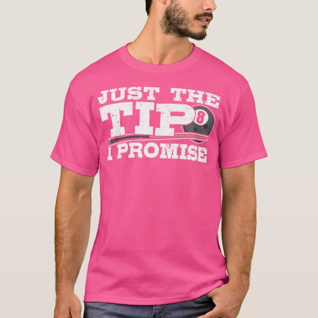 Für 8-Ball Pool Billiard Player T-Shirt (Vorderseite)