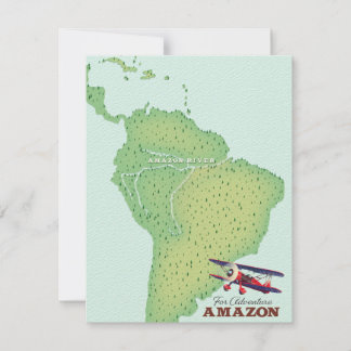 Für Abenteuer Amazon Regenwald Brasilien Karte