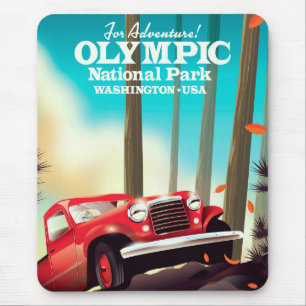 Für Abenteuer! Olympic Nationalpark Washington. Mousepad