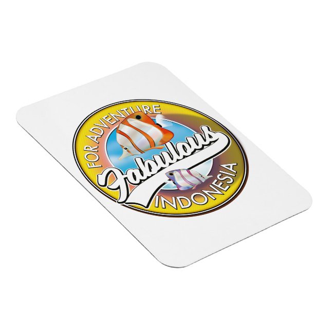 Für Adventure Fabulous Indonesia Logo Magnet (Rechte Seite)