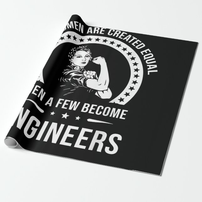 Für alle Frauen ist ein lustiger Ingenieur gleich Geschenkpapier (Ungerollt)