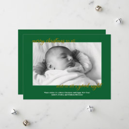 Für alle Gute Nacht Weihnachtskarte Feiertagskarte