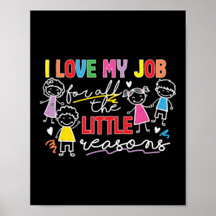 Für alle kleinen Gründe Schule lustigen Lehrer Poster