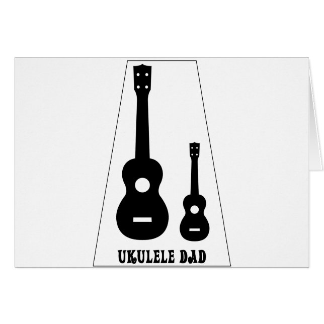 Für alle Ukulele-Väter! (Vorderseite (Horizontal))